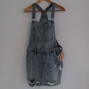 H&M Denim Dress Bib Overalls